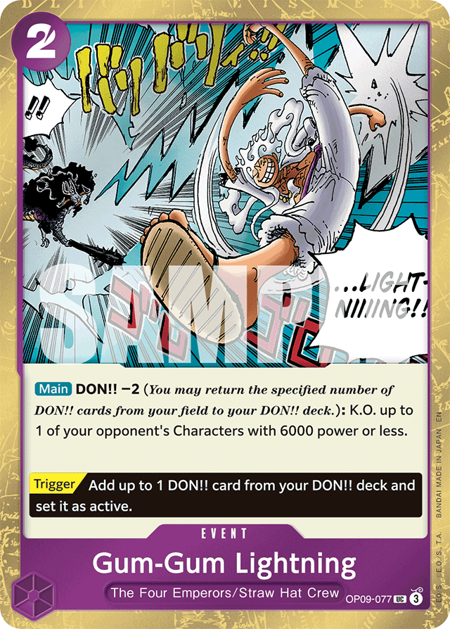 Gum-Gum Lightning OP09-077
