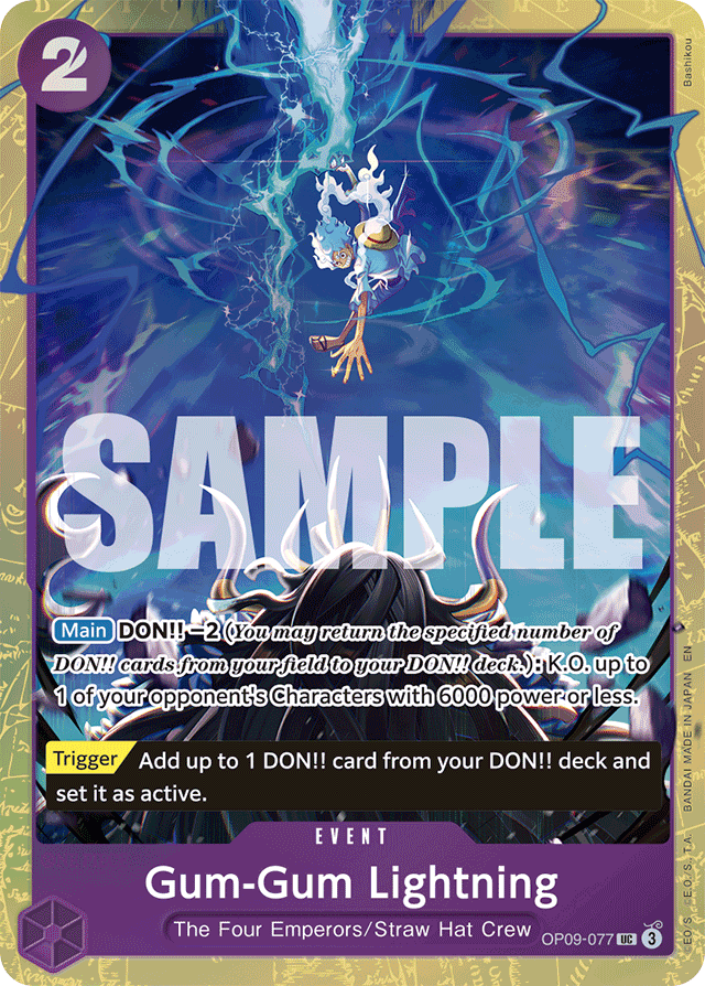 Gum-Gum Lightning OP09-077