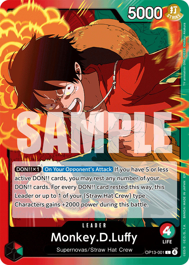 Monkey.D.Luffy OP13-001