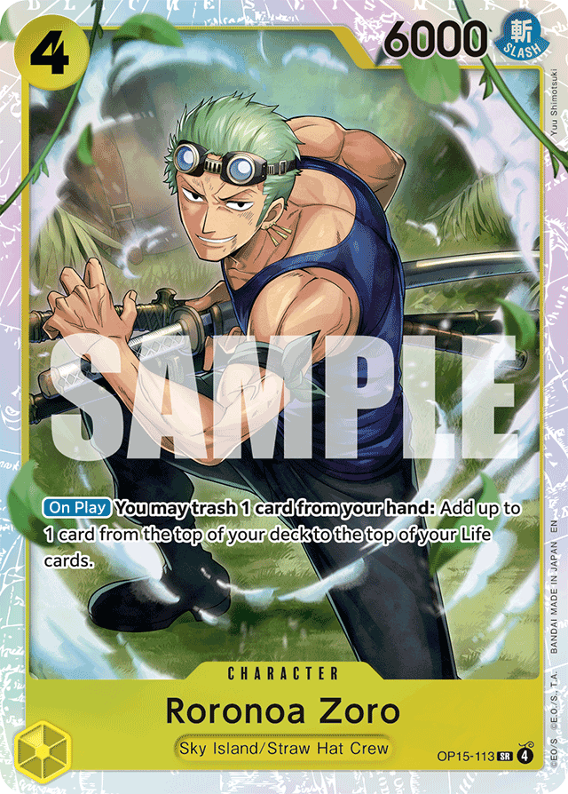 Roronoa Zoro OP15-113